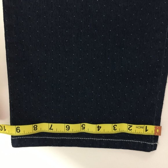 FDJ French Dressing Jeans Dark Blue with Polka Dot Slight Stretch Lightweight - Picture 13 of 13